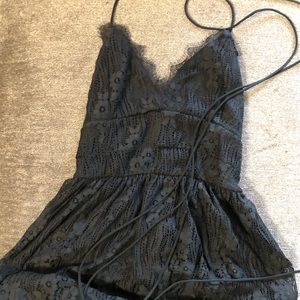 A-line black dress -brand new